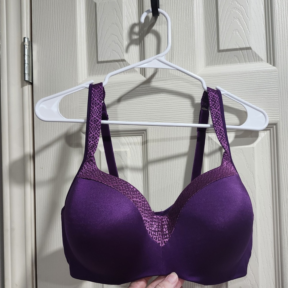 Playtex Sectets Bra 4823 Purple 38D - Picture 5 of 12